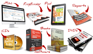 Make simple ecovers for your digital products to increase the perceived value when marketing.